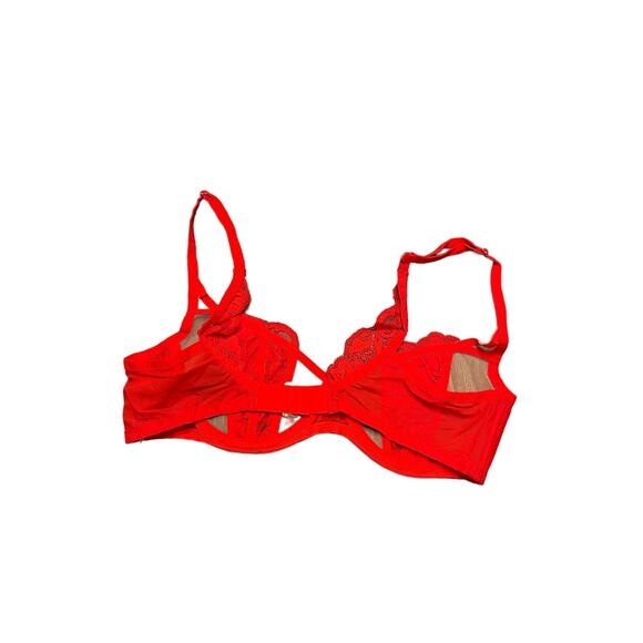 We Are Hah, Caged Up Bra, Blood Orange, Size: 30-38 D, NWT - Picture 2 of 3